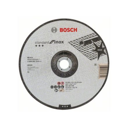 BOSCH Rezný kotúč na kov 230 x 1,9 x 22,2 mm Štandardný pre Inox ohýbaný WA 36 R BF
