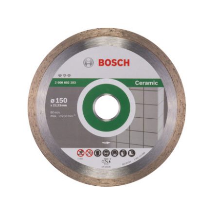 Diamantový rezací kotúč 150 x 1,6 x 7 x 22,2 mm pre keramiku, štandardný