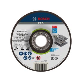 BOSCH PRO Rezný kotúč na nerez/ocel 125 x 2,5 x 22,2 mm 3 v 1 A 46 S BF (oSa)   BOSCH PRO Rezný kotúč na nerez/ocel 125 x 2,5 x 22,2 mm 3 v 1 A 46 S BF (oSa)