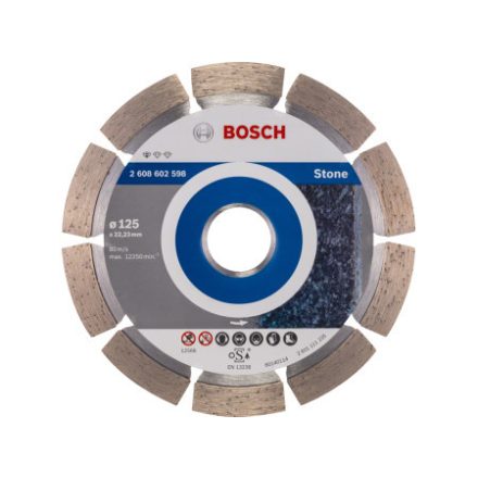 BOSCH Diamantový rezací kotúč 125 x 1,6 x 10 x 22,2 mm segmentovaný Standard for Stone