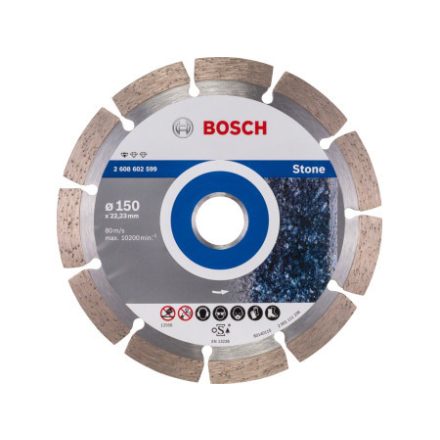 BOSCH Diamantový rezací kotúč 150 x 2,0 x 10 x 22,2 mm segmentovaný Standard for Stone