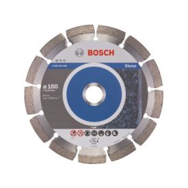 BOSCH Diamantový rezný kotúč 180 x 2,0 x 10 x 22,2 mm segmentovaný Standard for Stone   BOSCH Diamantový rezný kotúč 180 x 2,0 x 10 x 22,2 mm segmentovaný Standard for Stone