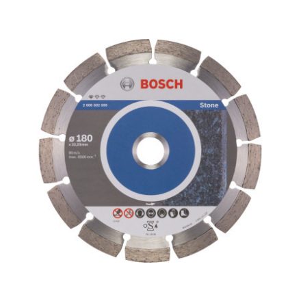 BOSCH Diamantový rezný kotúč 180 x 2,0 x 10 x 22,2 mm segmentovaný Standard for Stone