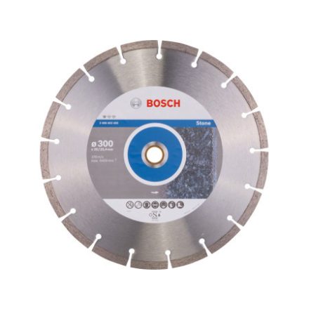 BOSCH Diamantový rezný kotúč 300 x 3,1 x 10 x 20,0/25,4 mm segmentovaný Standard pre kameň