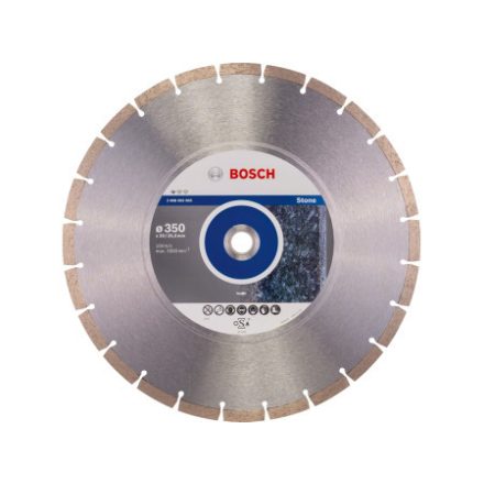 BOSCH Diamantový rezný kotúč 350 x 3,1 x 10 x 20,0/25,4 mm segmentovaný Standard for Stone