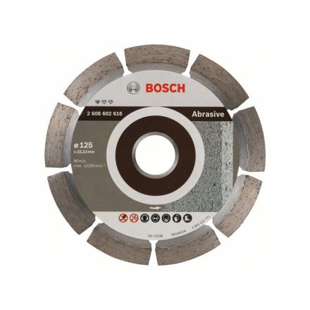 BOSCH Diamantový rezací kotúč 125 x 1,6 x 10,0 x 22,2 mm segmentovaný Professional for Abrasive