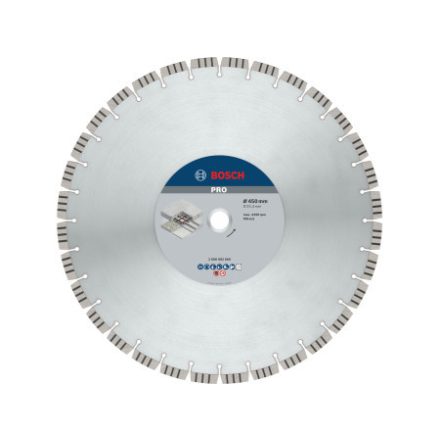 BOSCH PRO Diamantový rezací kotúč 450 x 3,6 x 12 x 25,4 mm segmentovaný