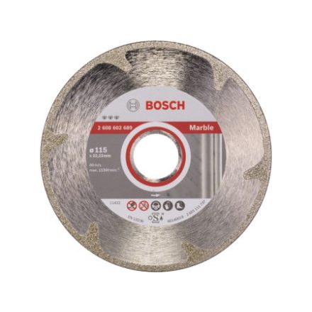 BOSCH Diamantový rezací kotúč 115 x 2,2 x 3,0 x 22,2 mm nepretržitý Best for Marble