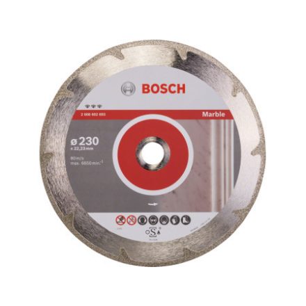 BOSCH Diamantový rezný kotúč 230 x 2,2 x 3,0 x 22,2 mm kontinuálny Best for Marble