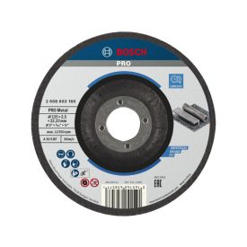 BOSCH PRO Rezný kotúč na kov 125 x 2,5 x 22,2 mm A 30 S BF   BOSCH PRO Rezný kotúč na kov 125 x 2,5 x 22,2 mm A 30 S BF