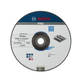 BOSCH PRO Rezný kotúč na kov 230 x 3,0 x 22,2 mm kužeľový A 30 S BF   BOSCH PRO Rezný kotúč na kov 230 x 3,0 x 22,2 mm kužeľový A 30 S BF