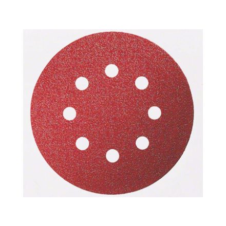 BOSCH brúsny tanier na suchý zips 125 mm / P120 8 otvorov (5 ks)