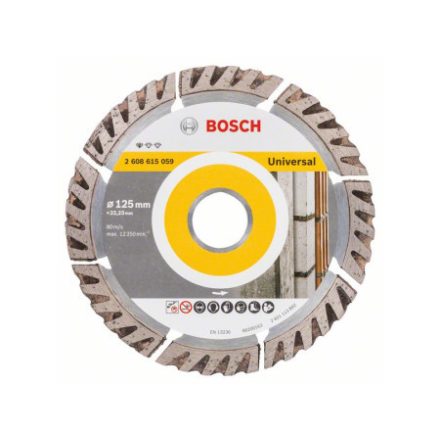 BOSCH Diamantový rezací kotúč 125 x 2,0 x 10 x 22,2 mm segmentovaný Štandard pre univerzálny