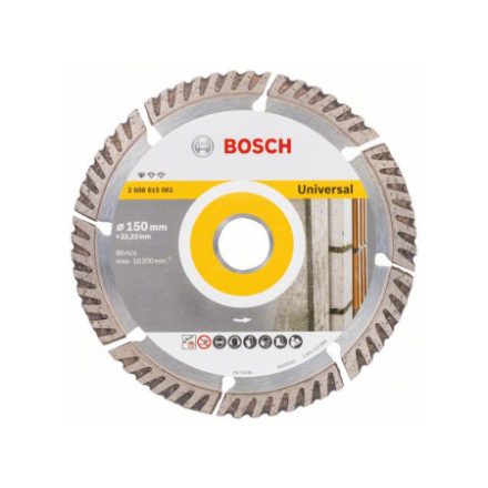 BOSCH Diamantový rezací kotúč 150 x 2,4 x 10 x 22,2 mm segmentovaný Štandard pre univerzálny