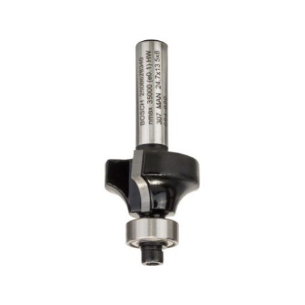 BOSCH Karbidový zaobľovací frézok s guľovým ložiskom 24,7 (r=6 mm) x 13,2 x 53 x 8 mm