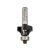 BOSCH Karbidový zaobľovací frézok s guľovým ložiskom 24,7 (r=6 mm) x 13,2 x 53 x 8 mm