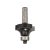 BOSCH Tvrdokovový okrúhly frézovací nástroj s guľôčkovým ložiskom 28,7 (r=8 mm) x 15,2 x 53 x 8 mm