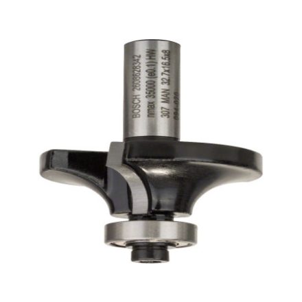 BOSCH Tvrdokovový zaobľovací fréza s guľovým ložiskom 32,7 (r=10 mm) x 16,5 x 57 x 8 mm