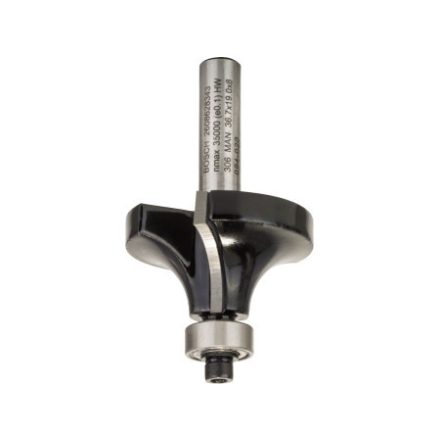 BOSCH Karbidový zaobľovací frézovací vŕtak s guľôčkovým ložiskom 36,7 (r=12 mm) x 19 x 60 x 8 mm