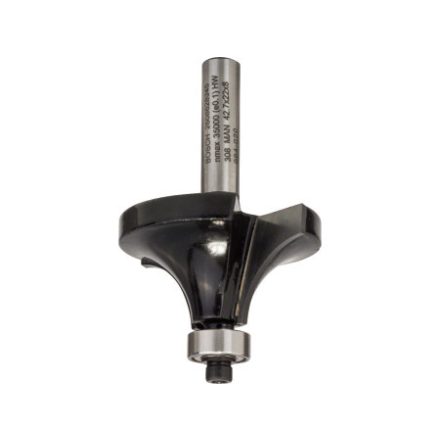 BOSCH Tvrdokovový frézovací nástroj s guľôčkovým ložiskom 42,7 (r=15 mm) x 22 x 66 x 8 mm