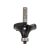 BOSCH Tvrdokovový frézovací nástroj s guľôčkovým ložiskom 42,7 (r=15 mm) x 22 x 66 x 8 mm