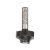 BOSCH Tvrdokovový frézovací nástavec "E" s ložiskom 25,4 (r=6,3 mm) x 14 x 46 x 8 mm