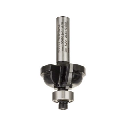 BOSCH Tvrdokovový profilovací frézovací nástroj "E" s guľôčkovým ložiskom 28,5 (r=6,3 mm) x 13,2 x 54 x 8 mm