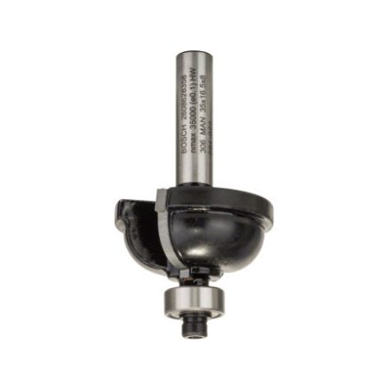 BOSCH Karbidový frézovací nástroj "F" profil s guľovým ložiskom 35,0 (r=9,5 mm) x 16,2 x 59 x 8 mm