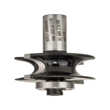 BOSCH Tvrdokovový polkruhový frézer s guľôčkovým ložiskom 27,8 (r=6 mm) x 19 x 63 x 8 mm