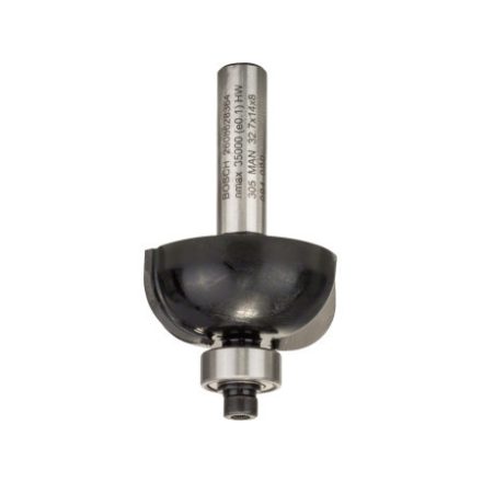 BOSCH Tvrdokovový guľôčkový fréz s ložiskom 32,7 (r=10 mm) x 14 x 55 x 8 mm