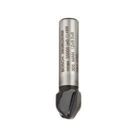 BOSCH Tvrdokovový frézovací vrták 12,0 (r=6 mm) x 9,2 x 40 x 8 mm   BOSCH Tvrdokovový frézovací vrták 12,0 (r=6 mm) x 9,2 x 40 x 8 mm