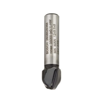 BOSCH Tvrdokovový frézovací vrták 12,0 (r=6 mm) x 9,2 x 40 x 8 mm