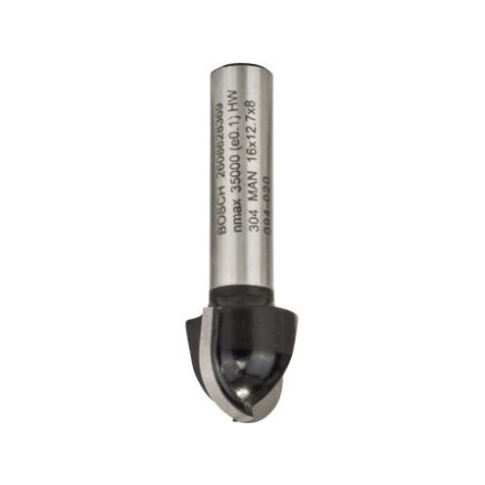 BOSCH Karbidový hlboký fréz 16,0 (r=8 mm) x 12,4 x 45 x 8 mm