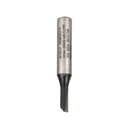 BOSCH Tvrdokovový frézovací nástroj s priamym rezom 5,0 x 12,7 x 51 x 8 mm