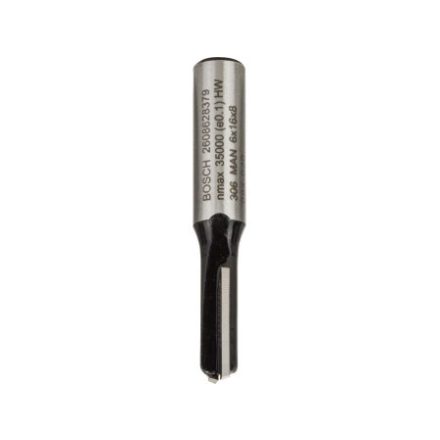 BOSCH Karbidový frézovací nástroj s rovným rezným hránom 6,0 x 15,7 x 48 x 8 mm