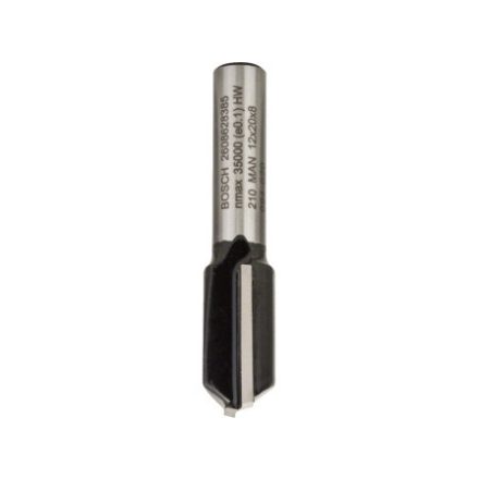 BOSCH Karbidový rovný fréz 12,0 x 19,6 x 51 x 8 mm