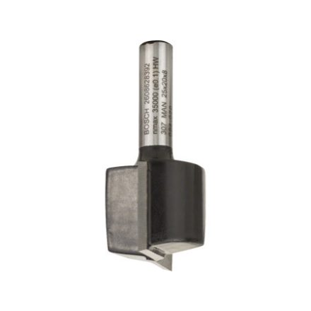 BOSCH Tvrdokovový rovný fréz 25,0 x 19,6 x 51 x 8 mm