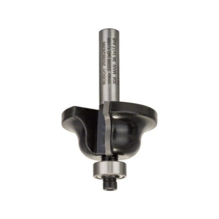 BOSCH Karbidový frézovací nástroj "B" s loptovým ložiskom 38,1 (r=6,3 mm) x 12,7 x 17 x 61 x 8 mm