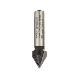 BOSCH Tvrdokovový V-žľabový fréz 11,0 x 14 x 45 x 8 mm / 60°   BOSCH Tvrdokovový V-žľabový fréz 11,0 x 14 x 45 x 8 mm / 60°