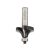 BOSCH Tvrdokovový okrúhly fréz s guľôčkovým ložiskom 36,7 (r=12 mm) x 19 x 70 x 12 mm