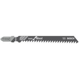 BOSCH Dekupírovacia píla pre drevo T 111 C 100/3,0 mm (5 ks)   BOSCH Dekupírovacia píla pre drevo T 111 C 100/3,0 mm (5 ks)