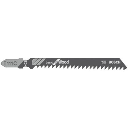 BOSCH Dekupírovacia píla pre drevo T 111 C 100/3,0 mm (5 ks)