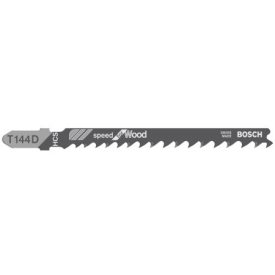 BOSCH Pílací list na dekupírku pre drevo T 144 D 100/4,0-5,2 mm (5 ks)   BOSCH Pílací list na dekupírku pre drevo T 144 D 100/4,0-5,2 mm (5 ks)