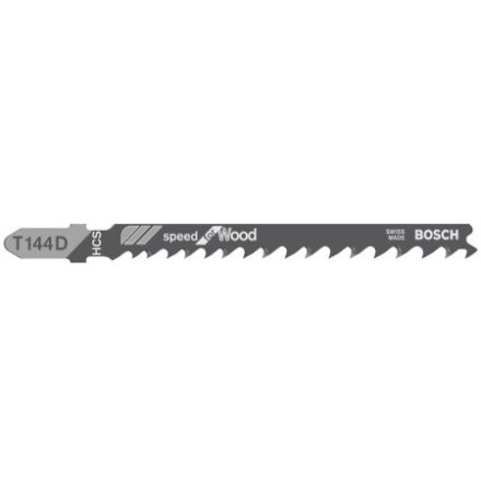 BOSCH Pílací list na dekupírku pre drevo T 144 D 100/4,0-5,2 mm (5 ks)