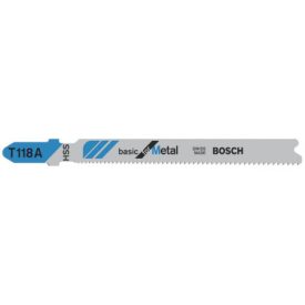 BOSCH List do priamočiarej píly na kov T 118 A 92/1,1-1,5 mm (3 ks)   BOSCH List do priamočiarej píly na kov T 118 A 92/1,1-1,5 mm (3 ks)