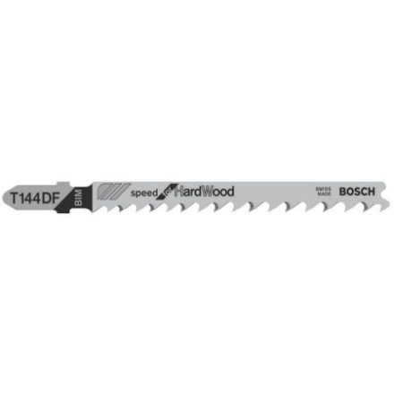 BOSCH Pílový list priamočiary na tvrdé drevo T 144 DF 100/4,0-5,2 mm bimetal (5 ks)
