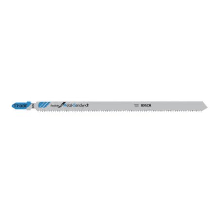 BOSCH Dekupírska píla T 718 BF / 180 mm bimetal, pre sendvičový panel z kovu (3 ks)