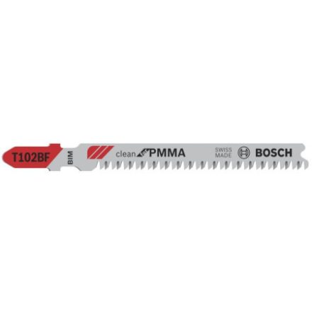 BOSCH Decoupage pílový list na PVC T 102 BF 92/1,8 mm bimetal (3 ks)