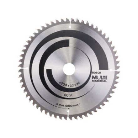 BOSCH Pílový kotúč univerzálny 254 x 30 x 3,2 mm / 60T MultiMaterial HLTCG