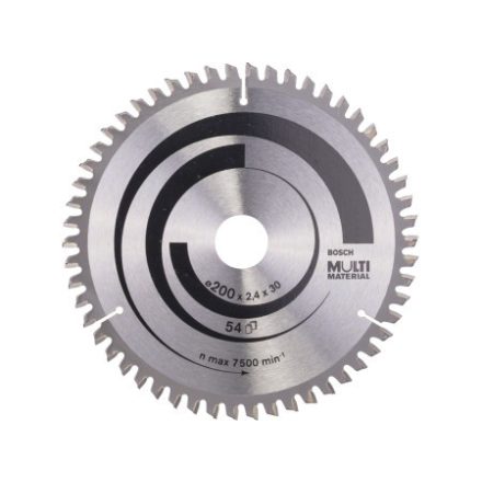 BOSCH Univerzálny pílový kotúč 200 x 30 x 2,4 mm / 54T MultiMaterial HLTCG